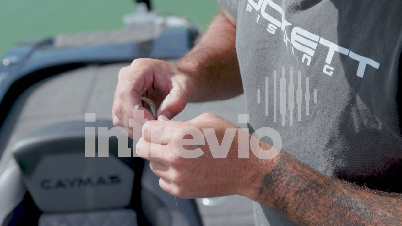 Tying Lure onto Line