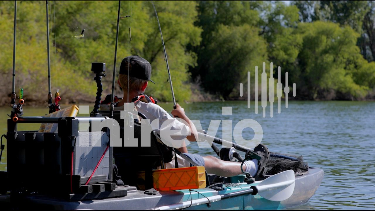 Casting out of Kayak-1