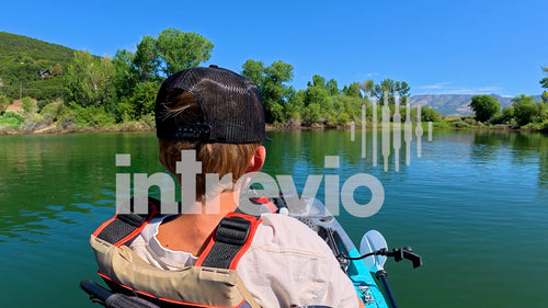 Catching Smallmouth Bass in Kayak OTS-1