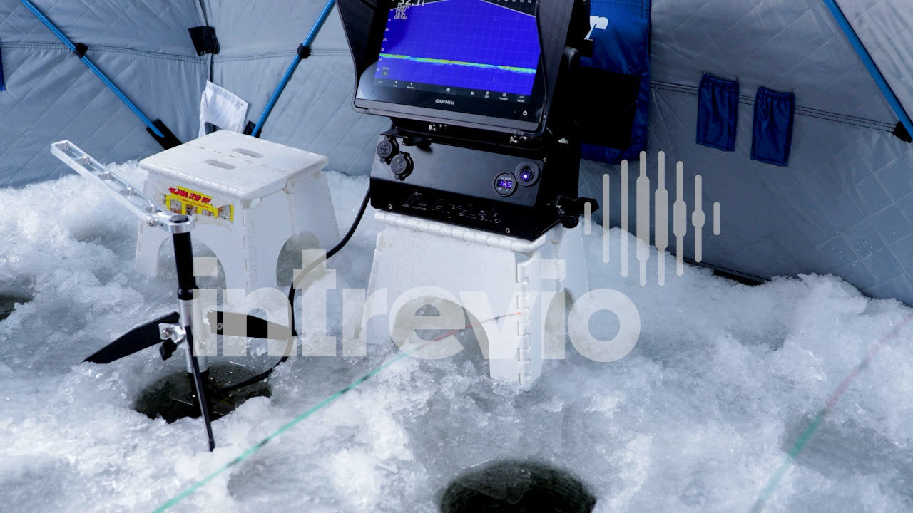 Ice Fishing in Tent Adjusing Jig