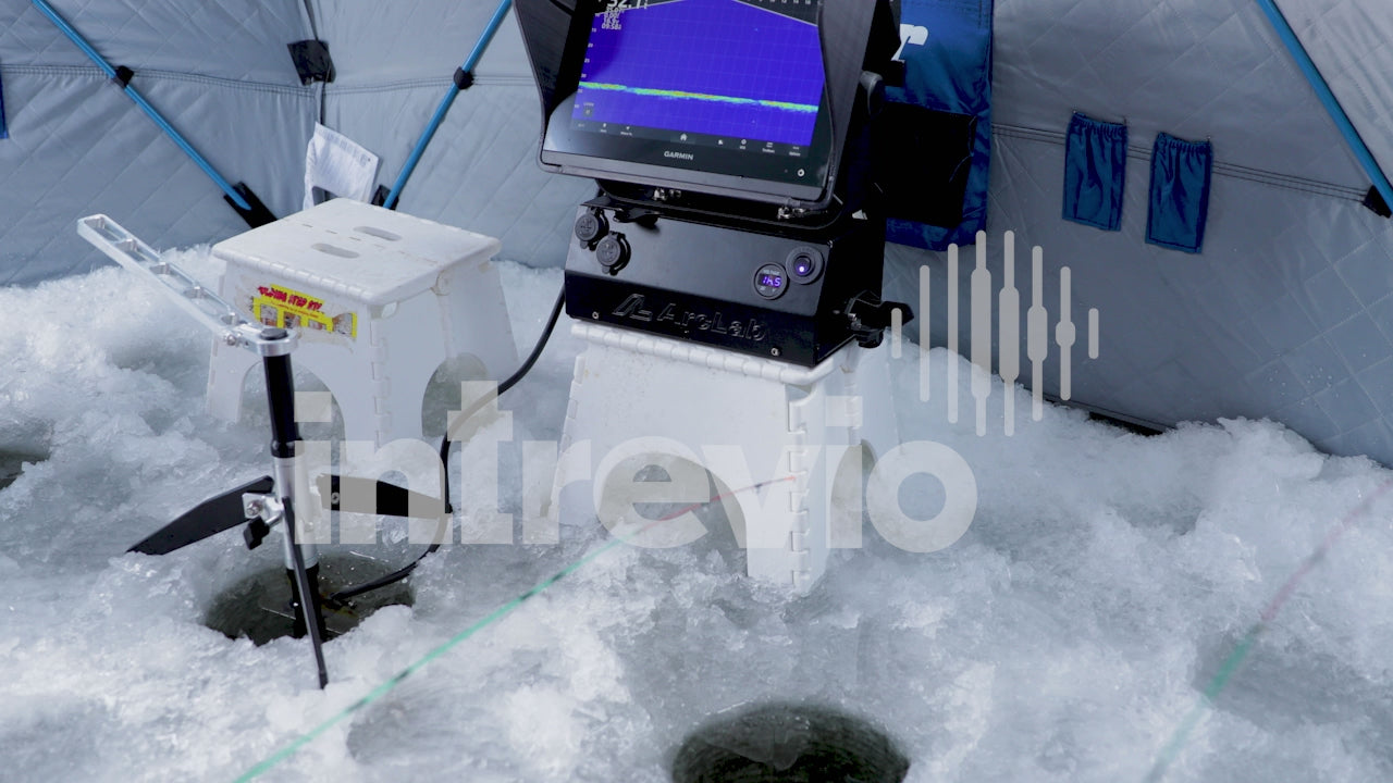 Ice Fishing in Tent Adjusing Jig