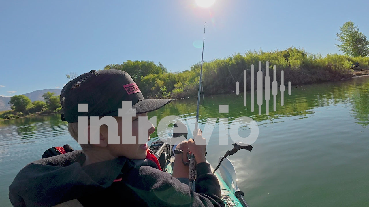Catching Smallmouth Bass in Kayak OTS-2