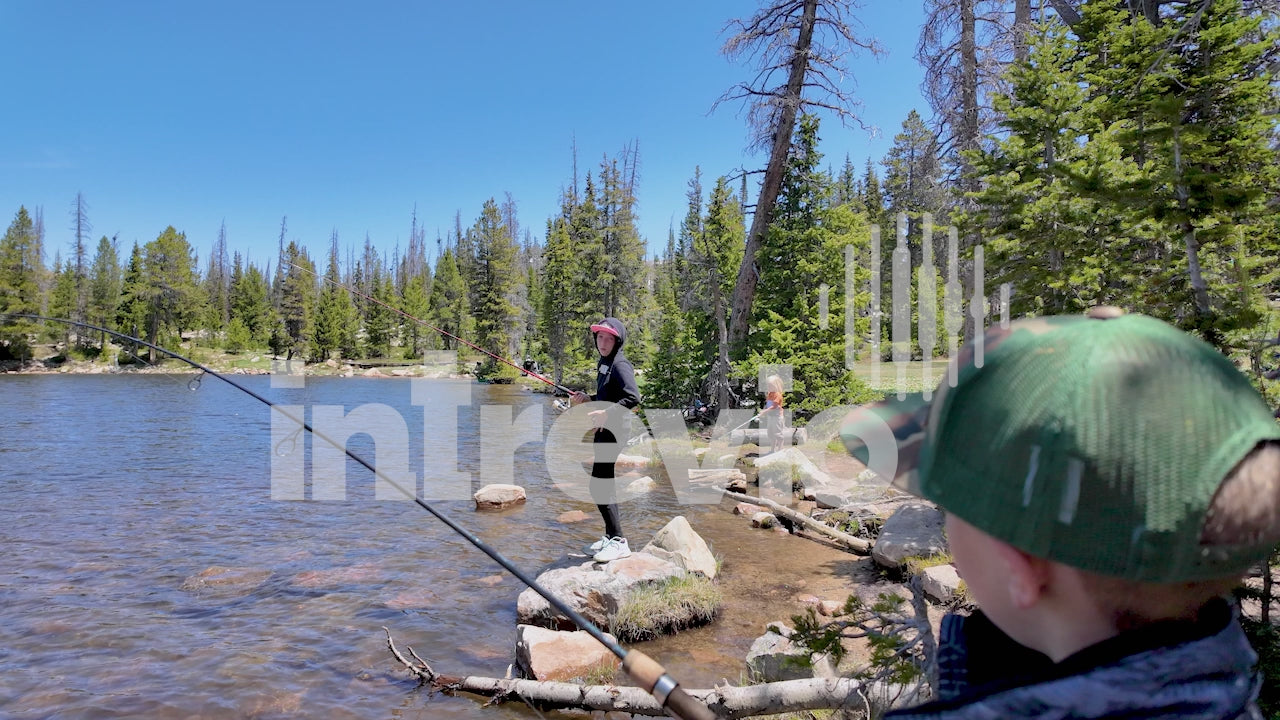 Kids Fishing from Bank