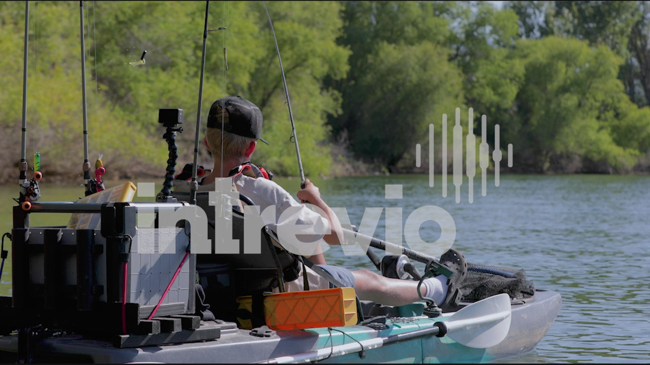 Casting out of Kayak-1